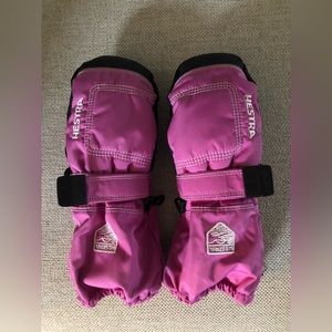 Hestra baby zip long mittens size 3